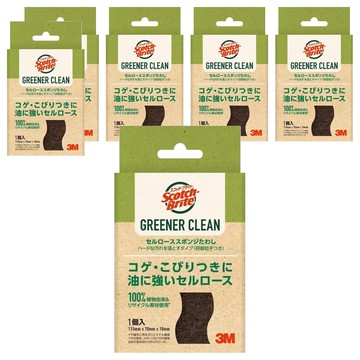 3M Scotch-Brite 百利 天然木漿棉菜瓜布 強力去汙  1片  6盒
