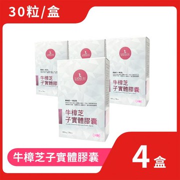 浪利957-牛樟芝子實體膠囊4盒 (牛樟芝 子實體)