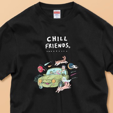 CHILL FRIENDS 妖怪們的公路旅行 / 安心品質 / 經典純棉T恤
