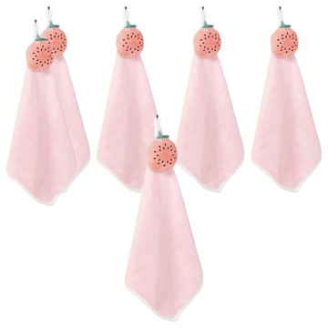 可愛擦手巾 y652 小草莓  6條  1組