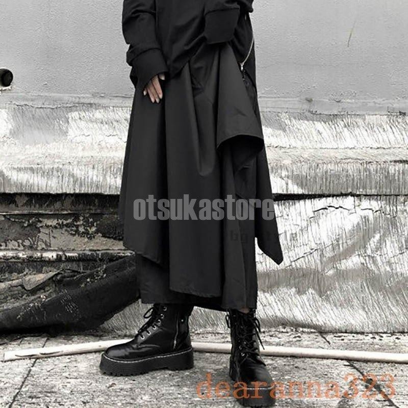 おトク メンズ カジュアルパンツ イージーパンツ 全面ジップ 個性的 モード系 メンズ カジュアルパンツ イージーパンツ 全面ジップ 個性的 モード系