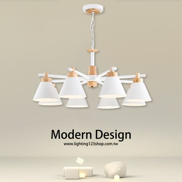 北歐風原木造型吊燈 F08-19-30712