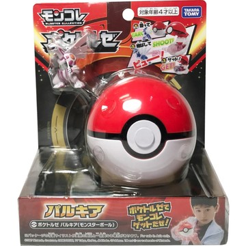 TAKARA TOMY 寶可夢 Pokemon 精靈球 帕路奇亞 角色扮演玩具  1組