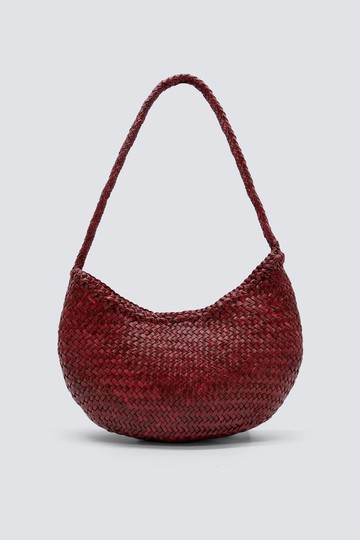 【Dragon Diffusion】8020 NOVA LUNA 皮革編織包 / BORDO 酒紅