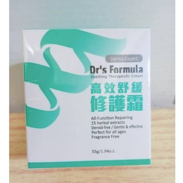 (10%蝦幣回饋/免運) 台塑生醫 Drs Formula 高效舒緩修護霜 (55g/瓶) 高效舒緩修護霜