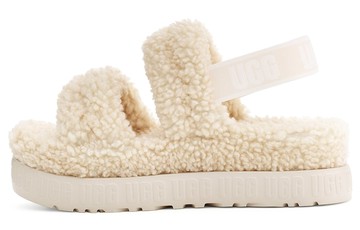 WMNS UGG OH FLUFFITA OUTDOOR OPEN TOE FLAT HEEL SPORTS SANDALS