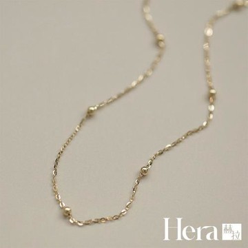 【HERA 赫拉】S925鍍14K豆豆隔珠手鍊 H115083105