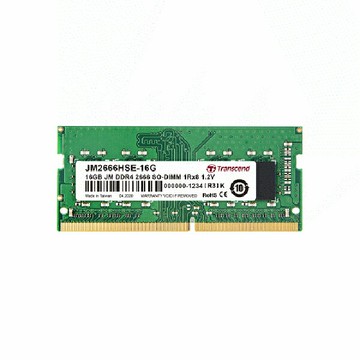 Transcend 創見 JetRam系列 DDR4 2666MHz 16GB 筆電型 JM2666HSE-16G