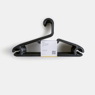 REAL環保多功能衣架50入組 黑