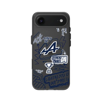 iPhone Air Clear (相機按鈕) 酷墨灰 - Alpine - Graffiti