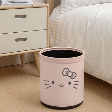 kitty垃圾桶 垃圾桶家用可愛kitty貓咪ins風高顏值客廳臥室宿舍廚房卡通紙簍