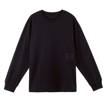 alexanderwang 徽標長袖 t 恤