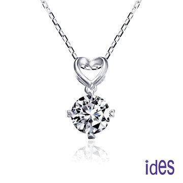 ides愛蒂思 品牌設計結婚週年禮1.02克拉F/VS1八心八箭頂級3EX車工鑽石項鍊/愛相隨