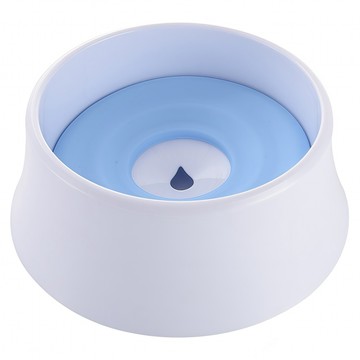 KOLKO 寵物專用漂浮飲水碗 A0547-2  寧月藍  1個