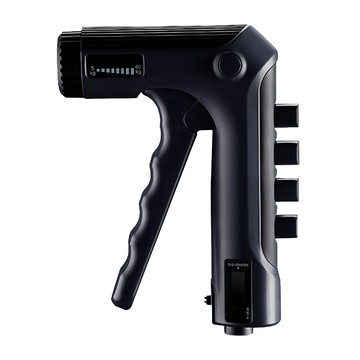 MICHAEL FITNESS 麥克健身 指力握力兩用訓練器 煙黑色 5kg-60kg 電子計數器  1個  長11cm，高15cm