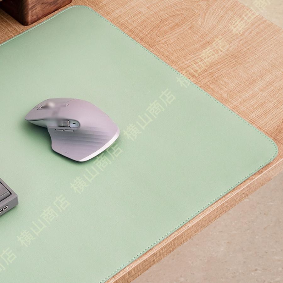 デスクマット 防縮 マット ゲーミング デスク おしゃれ 防滑 オフィス 大型 おしゃれ マウスパッド レザー調 光学式マウス対応 グリーン ブラック パソコン