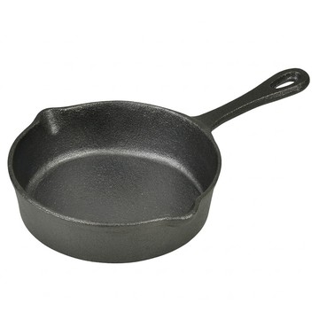 PEARL LIFE 珍珠金屬 IH/烤箱適用 圓形鑄鐵煎鍋 HB-6208  13cm  1個