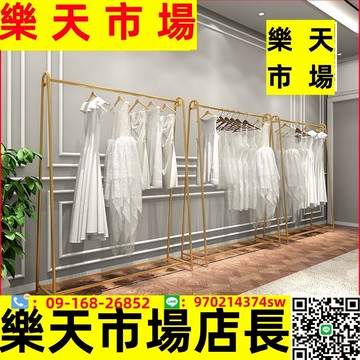 婚紗架子高架金色展示架落地掛衣架婚紗店影樓工作室旗袍禮服貨架