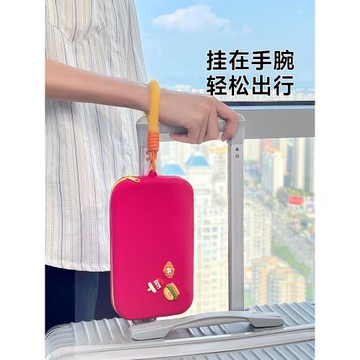 護照夾保護套錢包卡包一體旅行隨身便攜登機牌拉鏈出國證件收納包