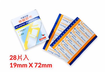 世豐百靈 伸縮膠布 OK繃 28入/盒 透氣 不黏傷口 百靈