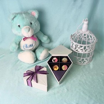 Diva Life 4入杯子松露巧克力璀璨禮盒