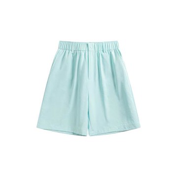 冰絲涼感山本短褲男夏季薄款速干休閑五分褲男士寬松彈力沙灘褲男