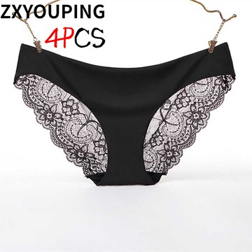 性感蕾絲內褲 4条装 Zxyouping