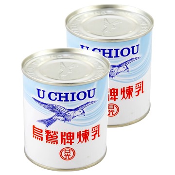烏鶖牌 加糖全脂煉乳 精煉濃縮製成  360g  2罐