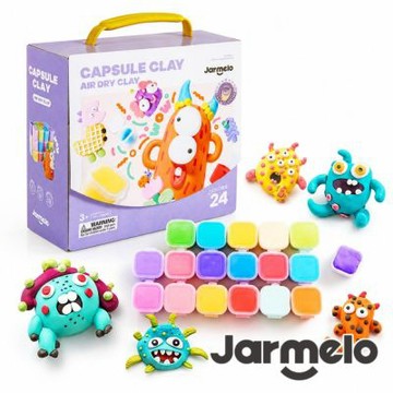 【JarMelo 原創美玩】迷你寶貝超輕黏土組(24色) JA97106