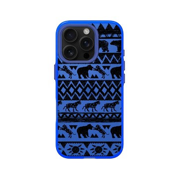 iPhone 16 Pro Clear 激光藍 - 花生騷 WasangShow - 熊與豹