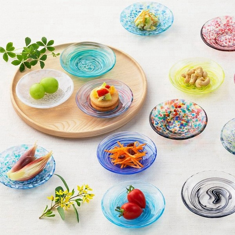 津軽びいどろ 皿 小皿 小鉢 使い方いろいろ 色もいろいろ 色々豆皿 日本製 石塚硝子 ガラス おしゃれ かわいい キッチン プレート 通販 Lineポイント最大get Lineショッピング