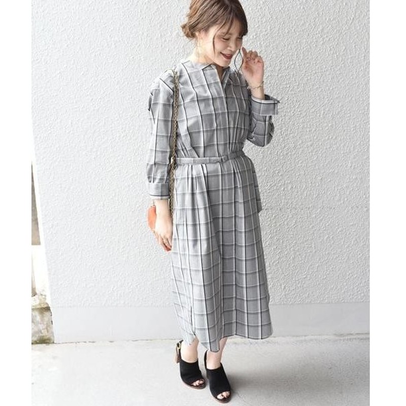 Ships For Women シップスウィメン Prefer Ships チェックシャツワンピース 通販 Lineポイント最大0 5 Get Lineショッピング