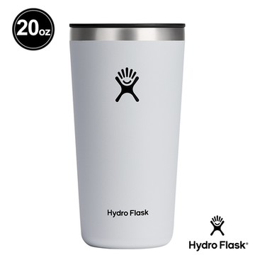 Hydro Flask 官方旗艦 20oz/592ml 隨行杯 經典白