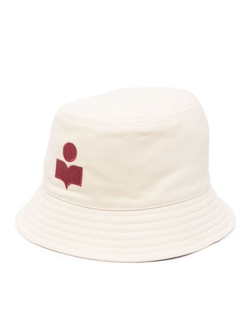 MARANT - logo-embroidered bucket hat - men - Cotton/Cotton - 58 - Neutrals