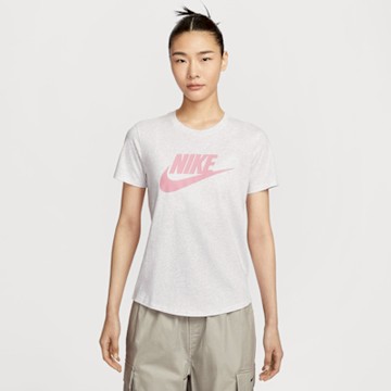 NIKE 短袖上衣 女 AS W NSW CLUB SS TEE ICN FTRA 灰白粉 DX7907-052 (3S4375)