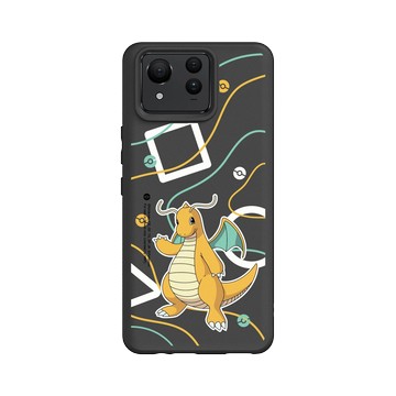 Zenfone 11 Ultra SolidSuit 黑 - 寶可夢 Pokemon - 幾何系列-快龍