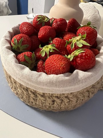 钩针编织北欧风格小篮子