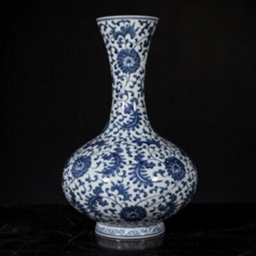 現貨+預購 陶瓷花瓶 青花瓷瓷器 擺件-古典暈散細膩精湛居家擺飾73c15【獨家進口】【米蘭精品】