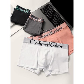 CalienKeler純棉男生內褲平角運動男士100%全棉秋冬款四角短褲頭