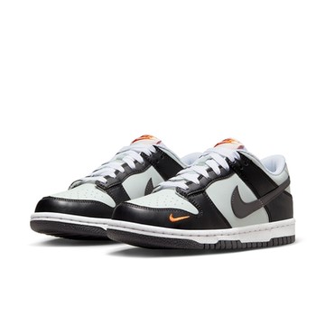 NIKE 休閒鞋 女鞋 運動鞋 DUNK LOW GS 黑灰 FN7784-001
