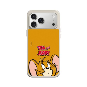 iPhone 17 Pro Max SolidX 貝殼灰 - 湯姆貓與傑利鼠 Tom and Jerry - 大臉傑利鼠