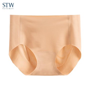 輕奢 STW無痕內褲女莫代爾性感提臀短褲少女中腰女生透氣三角褲夏