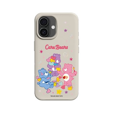 iPhone 16 SolidX 貝殼灰 - Care Bears - 繪圖趣