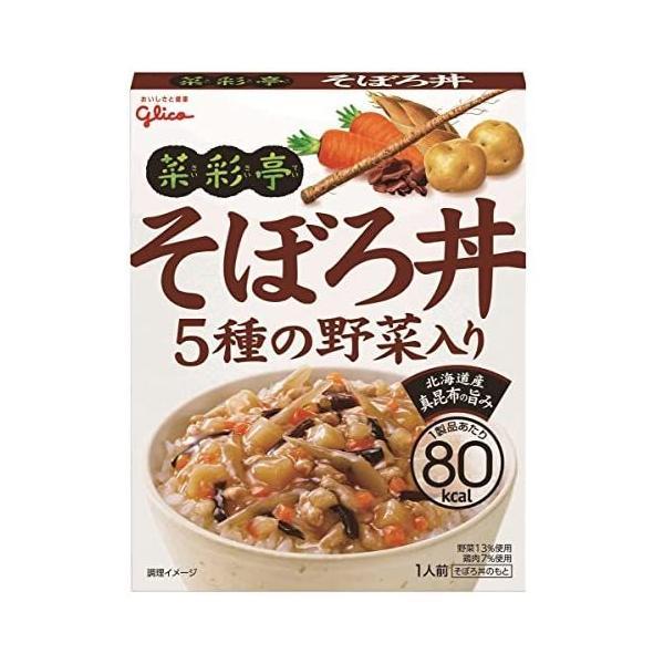 江崎グリコ 菜彩亭 そぼろ丼 140g×10個 (140グラム (x