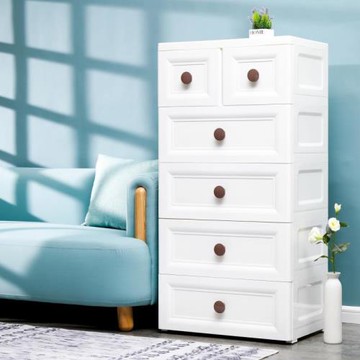 65cm寬大號加厚抽屜式收納柜寶寶玩具收納柜子大容量五斗柜整理箱