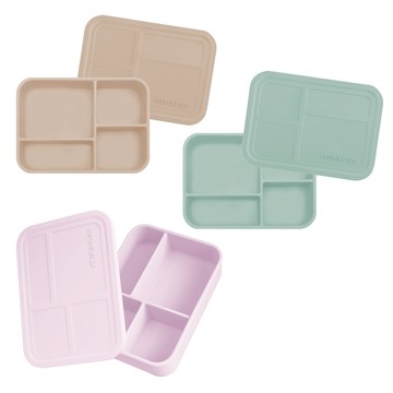土耳其【minikoioi】矽膠分隔餐盒 便當盒 兒童餐盤( 多色可選)