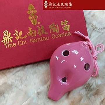 台灣南投鼎記陶笛/傳統式中音六孔系列/C調/各色可選/北區總經銷