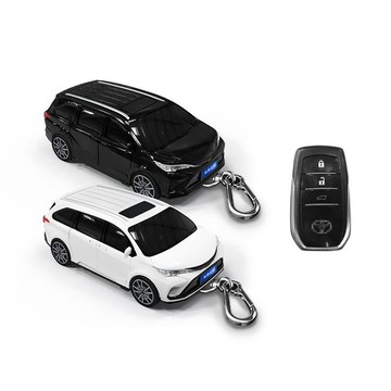 【免費客製車牌】Toyota SIENNA 鑰匙套 汽車模型鑰匙保護殼扣帶燈光個性禮物 塞納鑰匙殼 汽車模型鑰匙