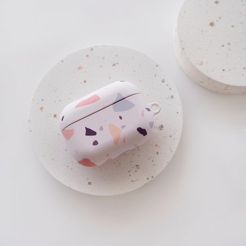 【FITZORY】設計師系列 磨石子色塊  | AirPods殼