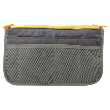 iSFun 空氣感包 舖棉盥洗防撞包中袋  灰色  29 x 18 x 9cm